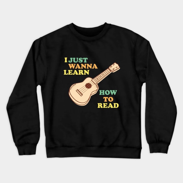 I Just Wanna Learn How To Read Crewneck Sweatshirt by caycharming